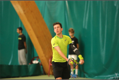 Corentin Denolly battu lors du 2e tour des qualifications de Roland-Garros