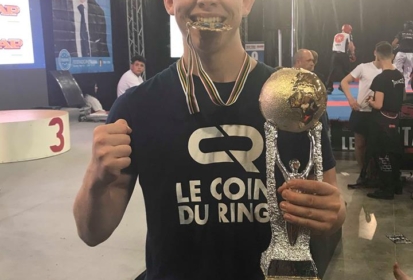 Valentin Bon Mardion au sommet du monde du kick-boxing