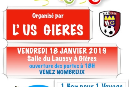 L’US Gières tient son loto ce vendredi