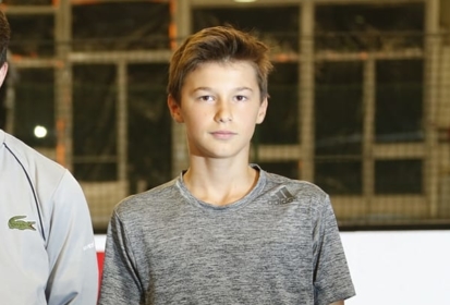 Gabriel Debru (Grenoble Tennis) éliminé en demi-finale du championnat de France U14