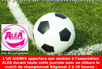 Journée solidarité ce samedi à l’US Gières