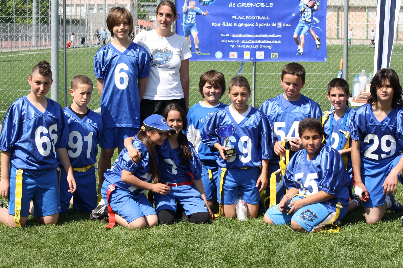 Flag : les Diables Bleus – 13 ans champions régionaux (25/04/2011)