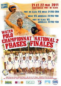 Water-polo N2 (play-offs) : Pont-de-Claix Guc – Douai 16-14