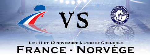 Hockey-sur-glace : la France défie la Norvège, samedi à Pôle Sud