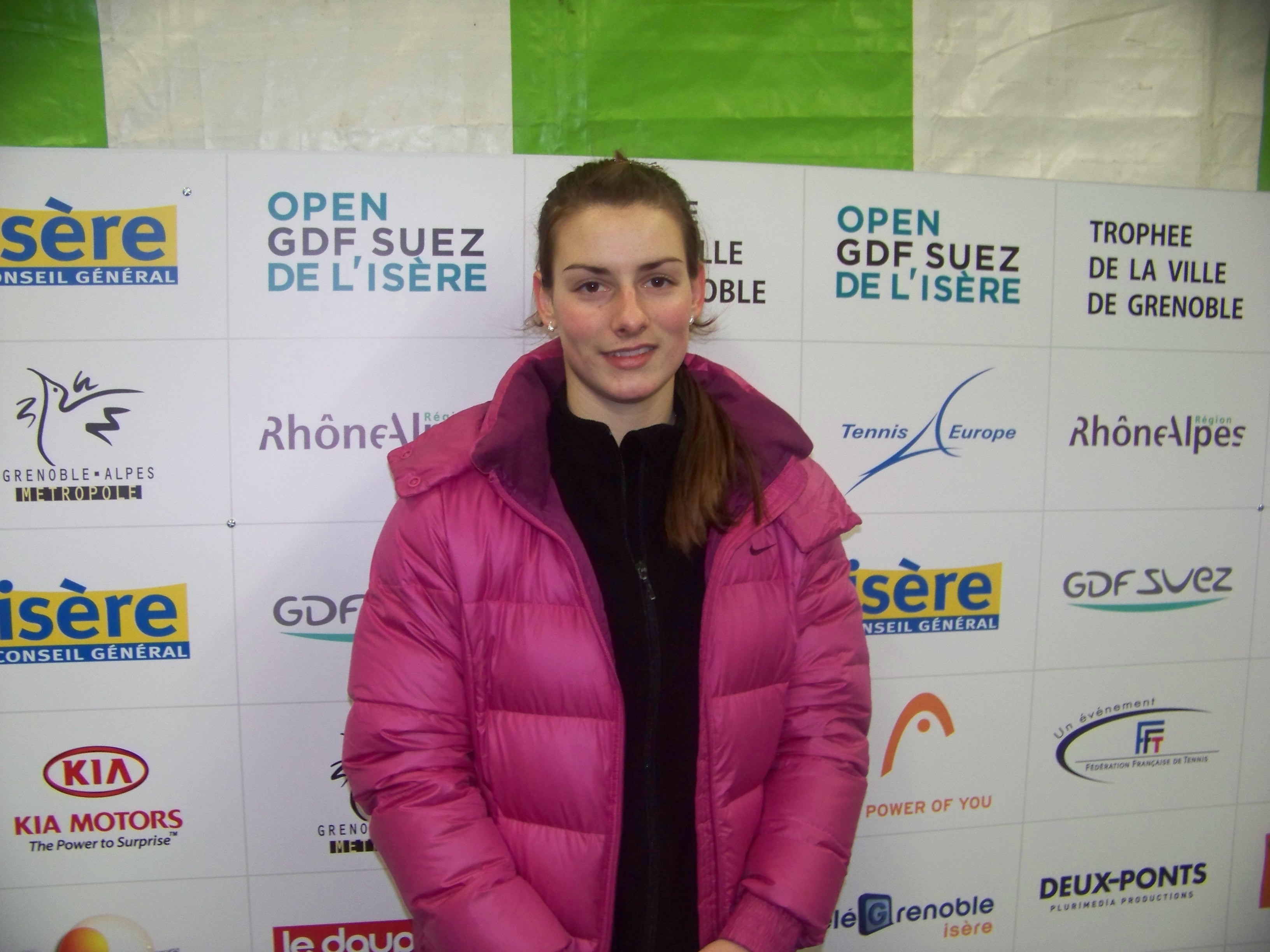 Tennis – Open GDF Suez de l’Isère : Interview de Josépha Adam