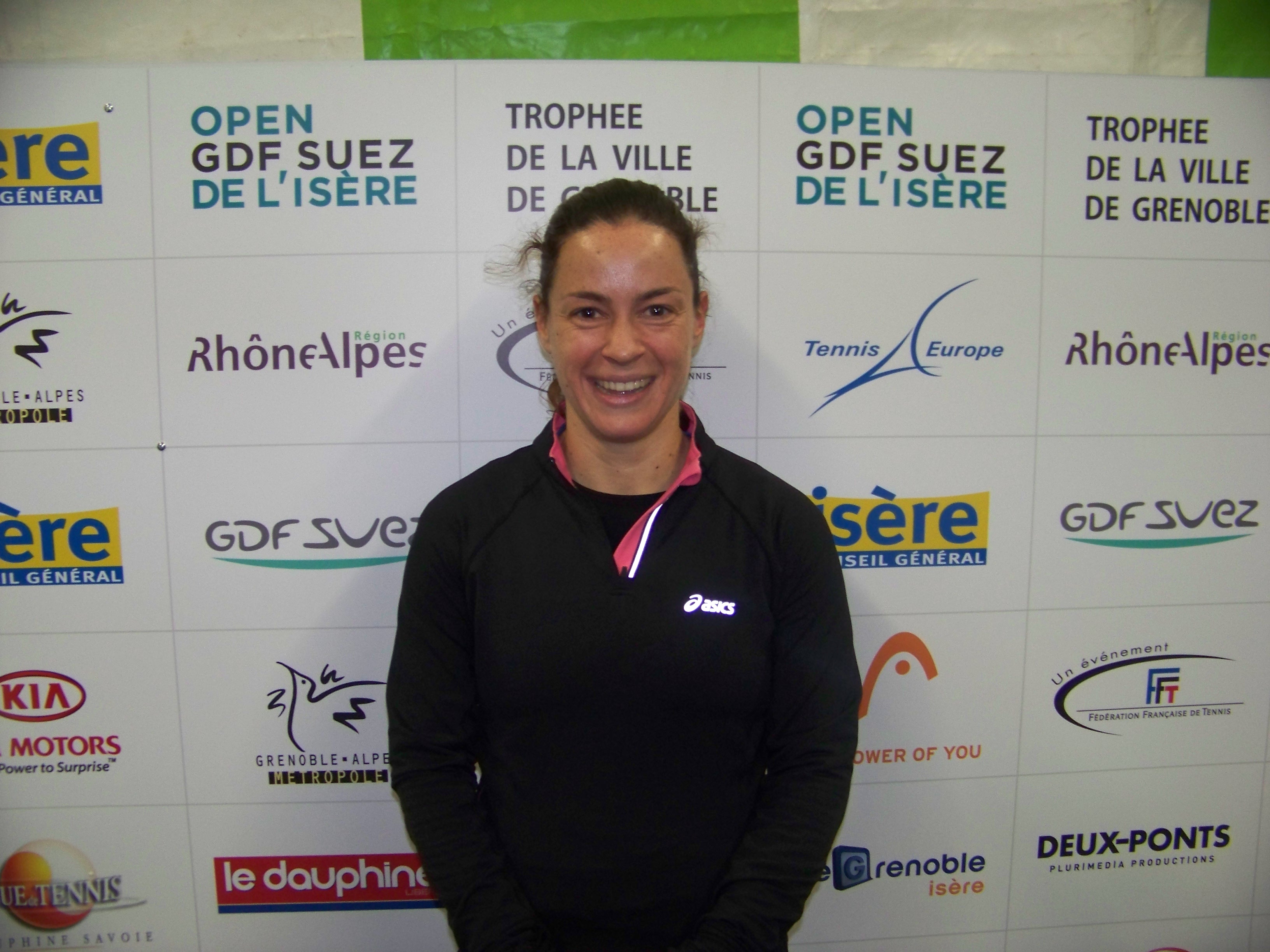 Tennis – Open GDF Suez de l’Isère : Interview d’Aurélie Védy