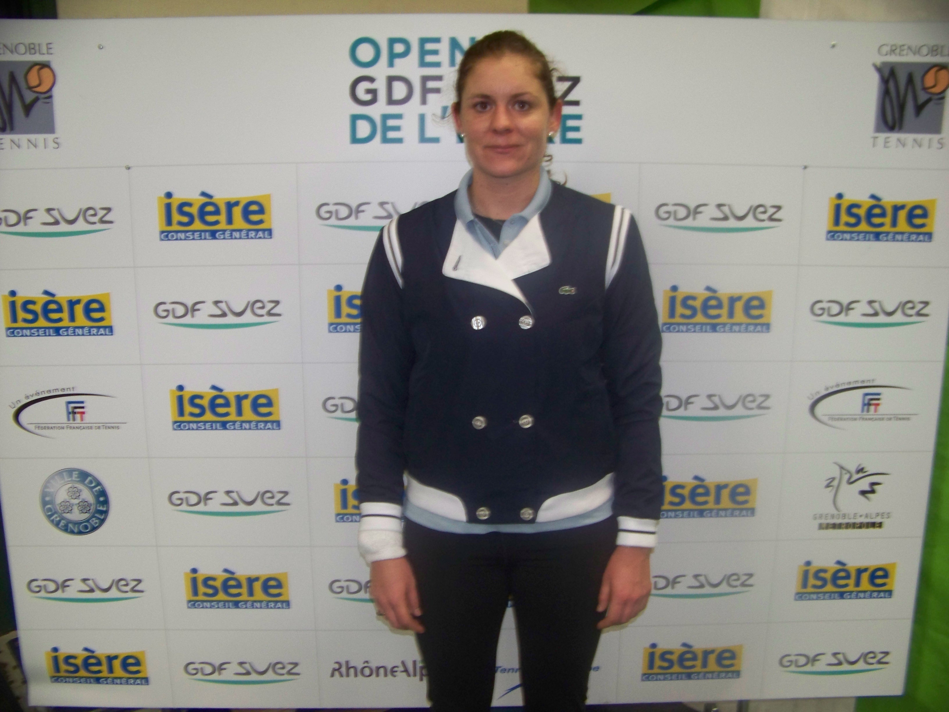 Tennis – Open GDF Suez de l’Isère : Interview de Julie Coin