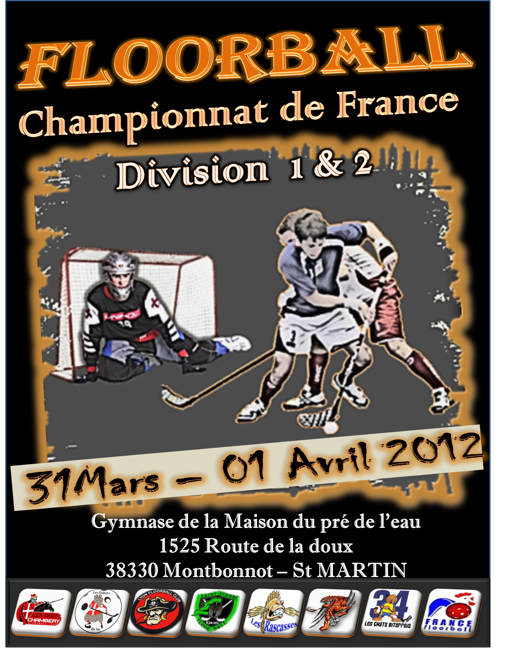 Floorball – championnat de France à Montbonnot