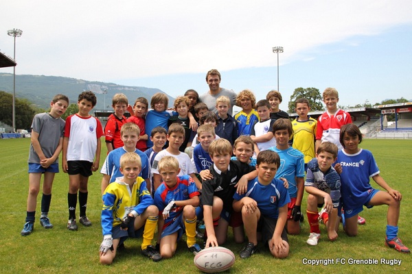 Rugby – Vincent Clerc en visite à Grenoble