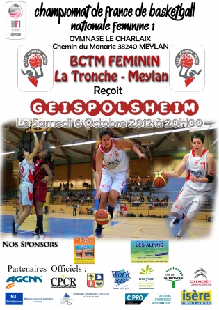 Basket – NF1 : présentation de BCTM – CSJ Geispolsheim