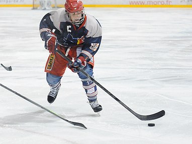 Romain Chapuis double buteur avec l’équipe de France U18 de hockey sur glace