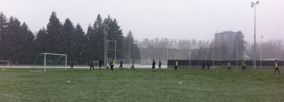 GF38 – dernier entraînement sous la neige