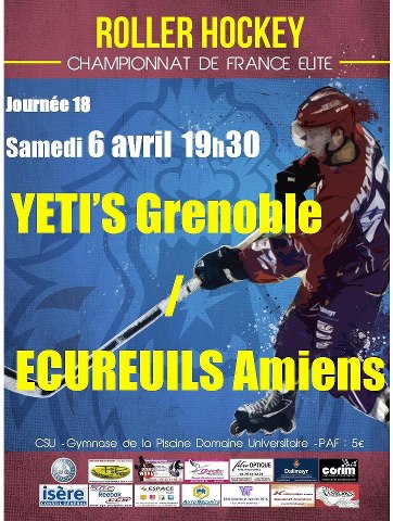 Yeti’s Grenoble : dernière journée décisive au CSU