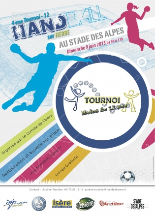 Un tournoi de handball au Stade des Alpes