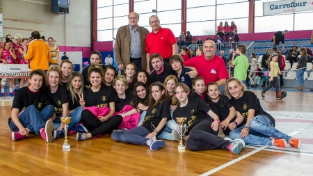 PVBC : remises des coupes de championnes des Alpes aux Benjamines et Cadettes