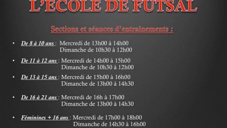 L’école de futsal du FC Picasso Echirolles