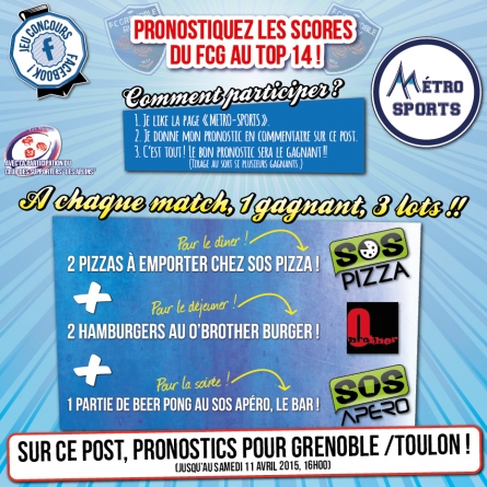 Pronostiquez FC Grenoble – RC Toulon