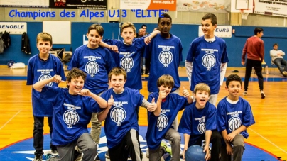 Les U13 du GB38 champions des Alpes