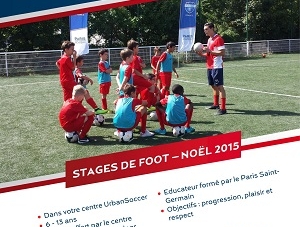 Stage PSG ACADEMY à Urban Soccer Grenoble