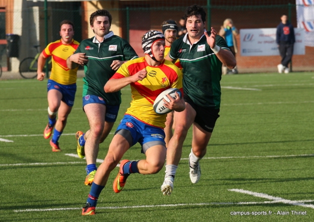 Rugby Elite : ASU Grenoble UJF – UPMF 41-12