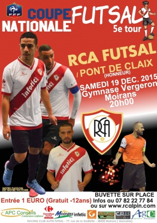 Coupe Nationale Futsal : un derby qui promet pour le 5ème tour