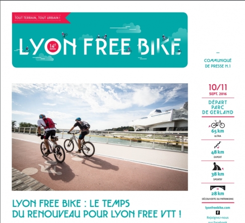 Lyon Free Bike : Départ le 10 septembre du parc Gerland