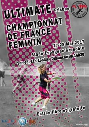 27-28 mai : championnat de France féminin d’ultimate au stade Espagnac Grenoble