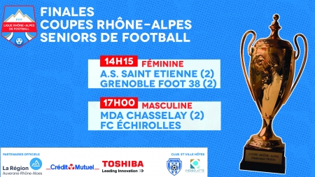 Les finales de la coupe Rhône-Alpes en direct vidéo