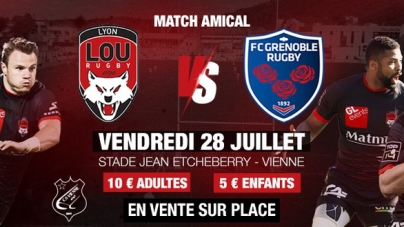 Le FC Grenoble en amical face au LOU cet été à Vienne