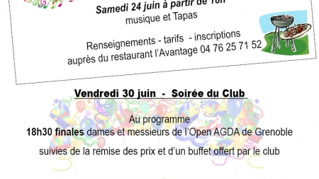 Grenoble Tennis : un mois de juin festif