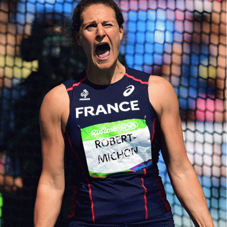 Mélina Robert-Michon en finale des championnats du monde