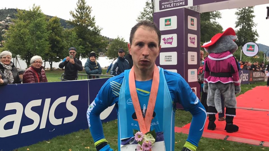 Nicolas Martin tient son titre de champion de France de trail