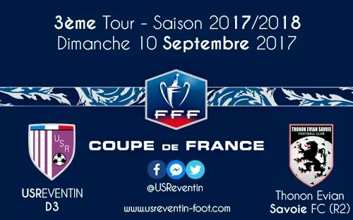 Suivez en direct la rencontre US Reventin – Thonon Evian Savoie FC