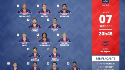 FC Grenoble : le XV de départ face à Montauban