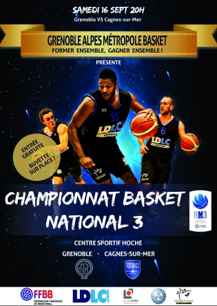 La saison démarre ce samedi pour le Grenoble Alpes Métropole Basket