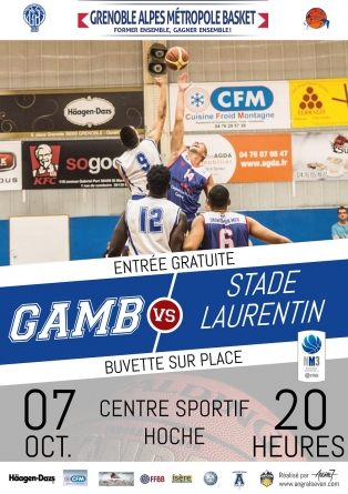 Le Grenoble Alpes Métropole Basket retrouve Hoche ce samedi