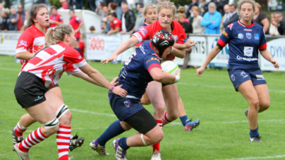 Le XV de départ des Amazones du FCG à Caen