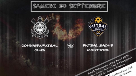 Futsal Saône Mont D’or tenu en échec à Condrieu