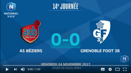 Béziers – GF38 : le résumé vidéo