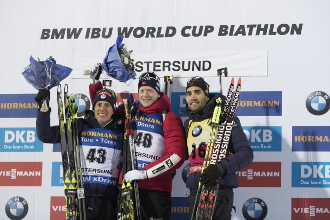 Biathlon : Premier podium de l’hiver pour Martin Fourcade