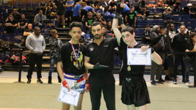 Sirajoudin Markaev champion de France minime de kick boxing