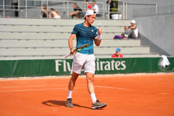 Corentin Denolly se qualifie pour le 2e tour des qualif’ de Roland-Garros