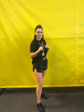 Tiffany Henriques vice-championne de France de kick-boxing