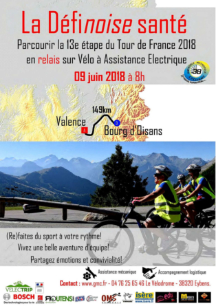 Le Grenoble Métropole Cyclisme 38 Eybens Formation présente la DéfiNoise Santé