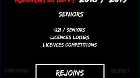 L’Espoir Futsal 38 recrute pour ses équipes Seniors