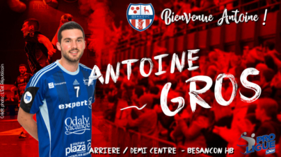 Antoine Gros nouveau joueur du GSMHGUC