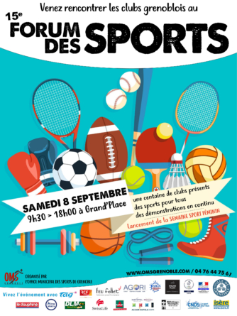 Forum des Sports de Grenoble : rendez-vous le 8 septembre