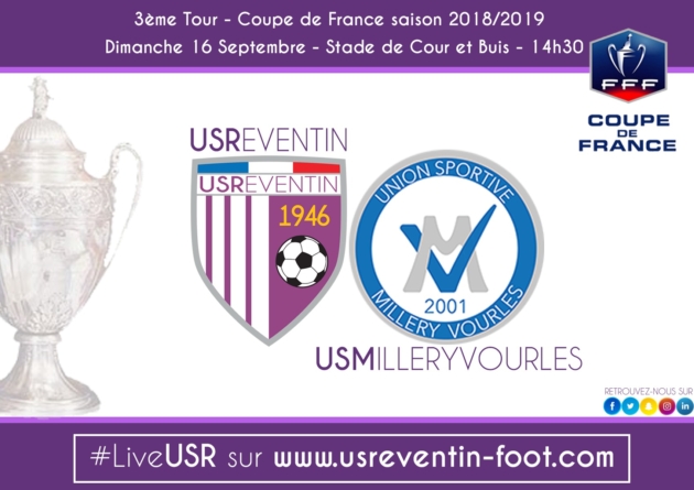 Coupe de France : US Reventin – US Millery Vourles en direct live ce dimanche