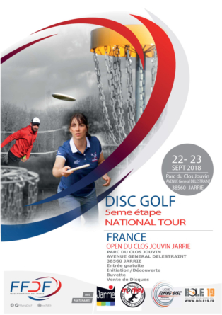 Open de disc golf du Clos Jouvin à Jarrie, les 22 et 23 septembre