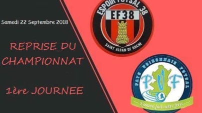 Reprise du championnat pour l’Espoir Futsal 38